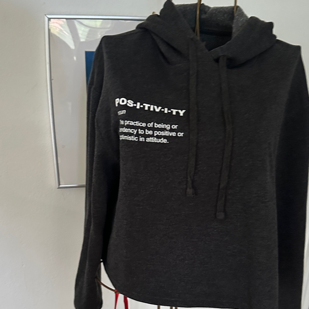 Charcoal Gray Hoodie Sweater